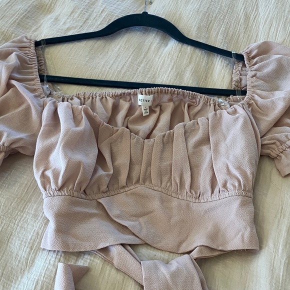 Better Be Light beige Bardot tie back - Picture 3 of 10